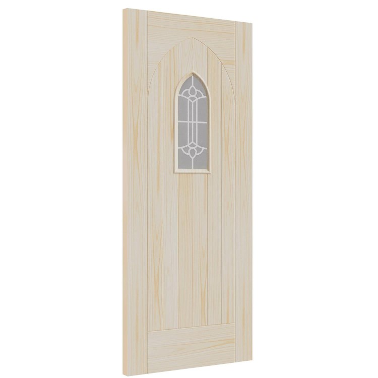 External Accoya Westminster with Screen Printed Glass - Unfinished, 1981 x 838 x 44 mm