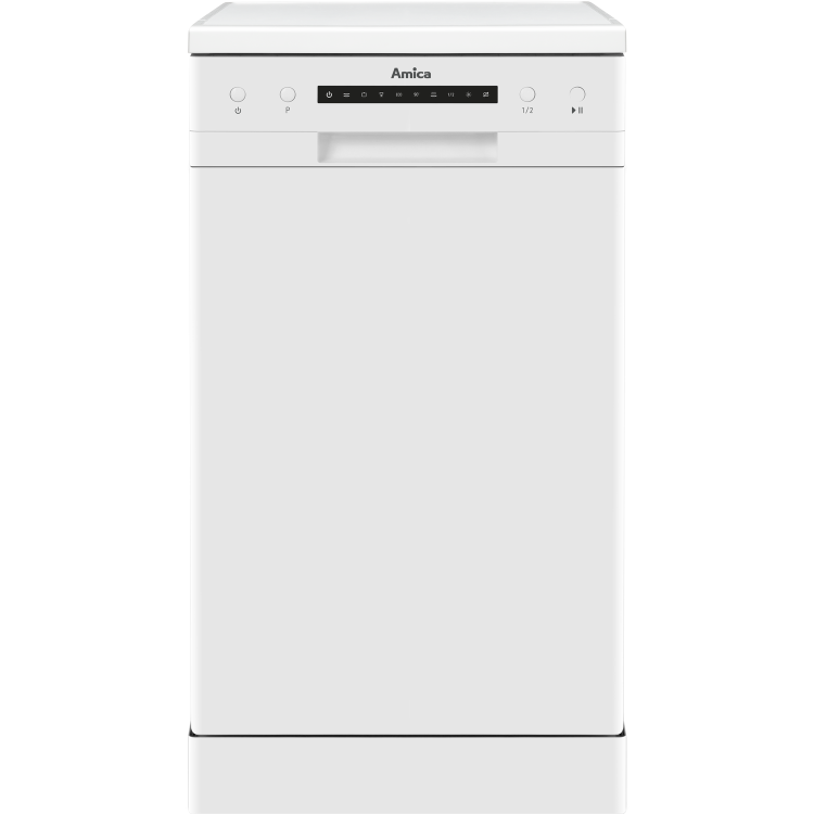 Amica Freestanding Slimline Dishwasher - White