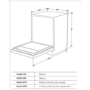 Refurbished Amica Freestanding Dishwasher - White