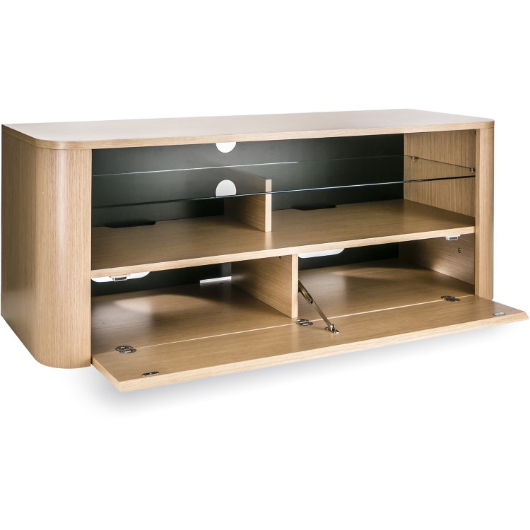 Alphason ADH1260-LO Hugo TV Stand for up to 60" TVs - Light Oak