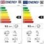 Amica Integrated Dishwasher - Full Size 60cm, Self-Cleaning, Black Control Panel
