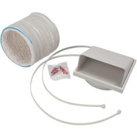 CDA AED51 125mm x 1m 5inch Flexible Ducting Kit