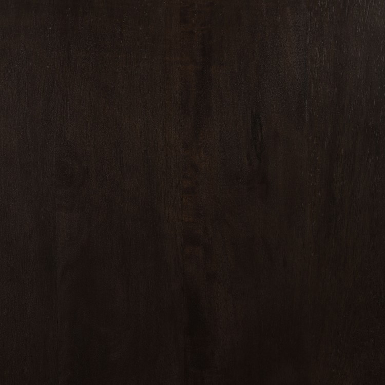 Wide Dark Wood Chest of 6 Drawers with Marble Top - Alessio