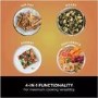 Ninja AF140UK Pro 4.7L Air Fryer  Black  Healthy Crispy Cooking