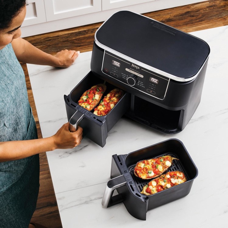Refurbished Ninja AF400UK Foodi Max XL Dual Zone 9.5L Air Fryer
