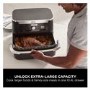 Ninja AF500UK Foodi FlexDrawer 10.4L Dual Air Fryer  2 Flexible Drawers  Healthy Crispy Cooking