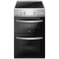 Refurbished Amica AFC502SS 50cm 4 Zone Electric Cooker Silver Refurbished Amica AFC502SS 50cm 4 Zone Electric Cooker Silver