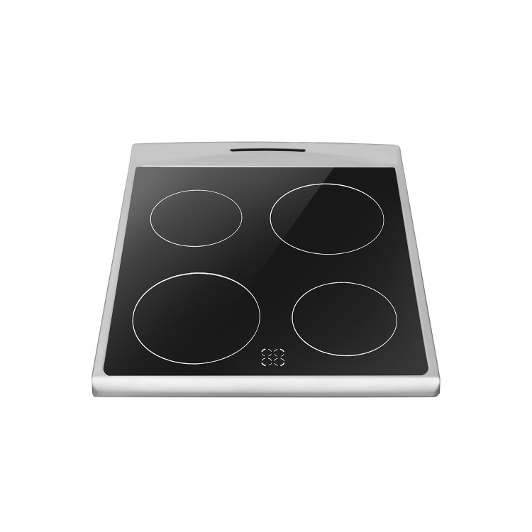 Refurbished Amica AFC502SS 50cm 4 Zone Electric Cooker Silver