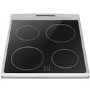 Refurbished Amica AFC502SS 50cm 4 Zone Electric Cooker Silver