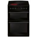 AFC6550BL Amica 60cm Electric Cooker - Black