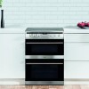 Amica 60cm Double Oven Electric Cooker with Ceramic Hob - Stainless Steel