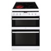 Amica 60cm Double Oven Electric Cooker - White