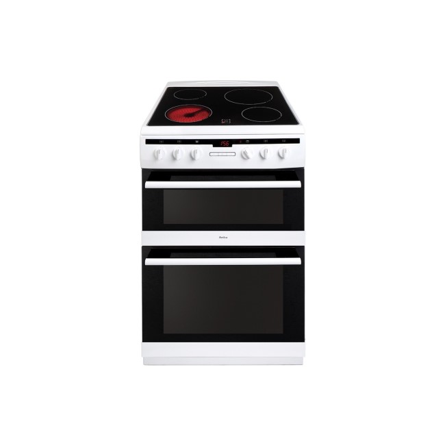 Amica 60cm Double Oven Electric Cooker - White