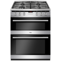 Amica 60cm Double Oven Gas Cooker with Catalytic Liners - Stainless Steel Amica 60cm Double Oven Gas Cooker with Catalytic Liners - Stainless Steel