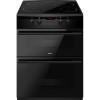 Amica 60cm Double Oven Electric Induction Cooker - Black