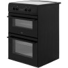 Amica 60cm Double Oven Electric Induction Cooker - Black