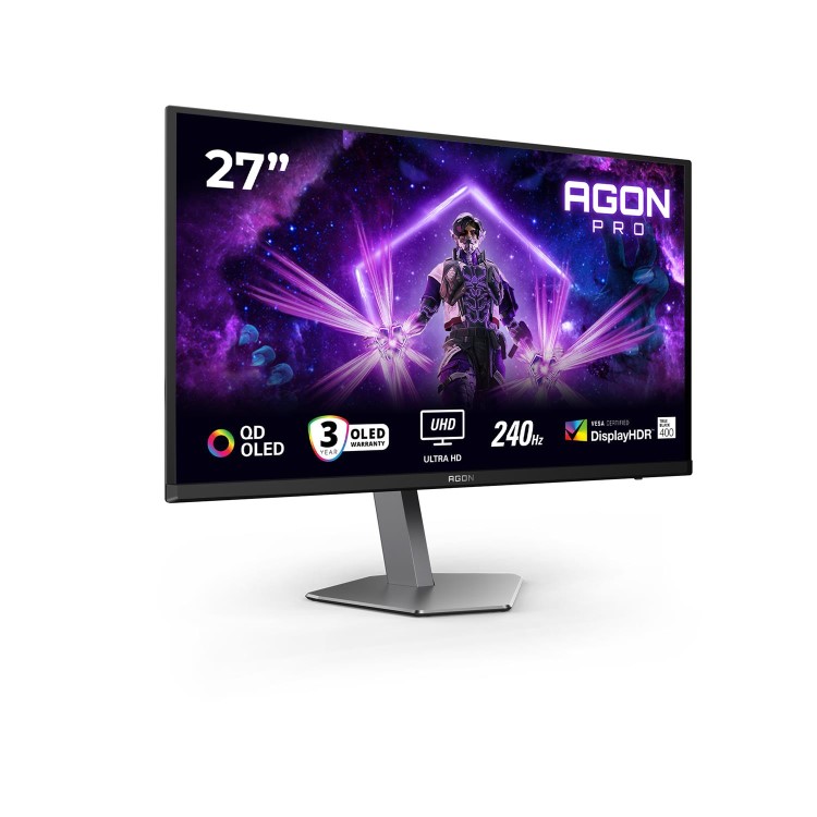 AOC AGON PRO AG276UZD 27" QD-LED 4K UHD 240Hz 0.03ms Gaming Monitor 