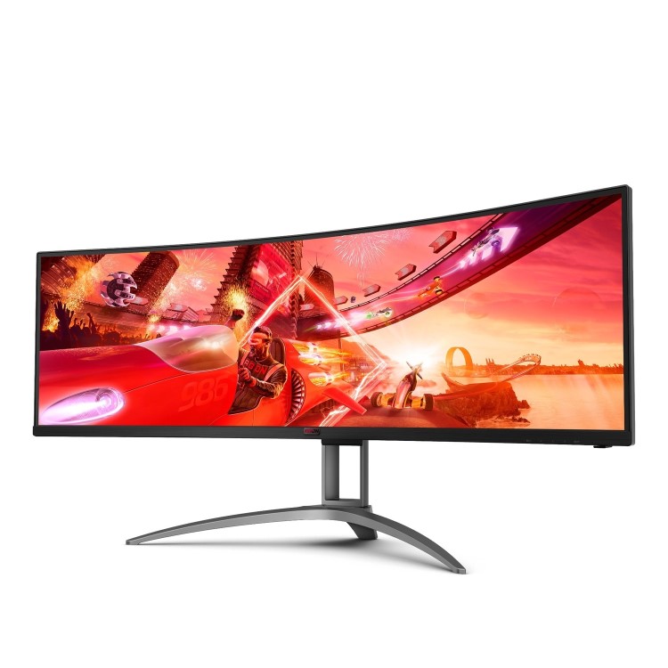 AOC AGON 49" Dual-QHD 165Hz 1MS HDR Curved Gaming Monitor 