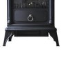 AmberGlo Electric Wood Burning Stove Fire - Black