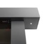 Grey Wall Mounted Electric Fireplace with LED Lights 52 inch - Amberglo