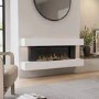 White 52inch WiFi Enabled Wall Mounted Electric Fireplace - AmberGlo