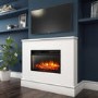 Inset Electric Fire in Black - AmberGlo