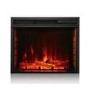 Inset Electric Fire in Black - AmberGlo