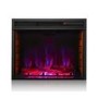Inset Electric Fire in Black - AmberGlo