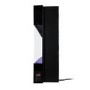 Black Wall Mounted Electric Fireplace with Open Front 42 Inch -  AmberGlo