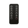 Black Wall Mounted Electric Fireplace with Open Front 42 Inch -  AmberGlo
