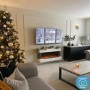 White 39inch Wall Mounted Electric Fireplace - AmberGlo