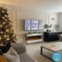 White 39inch Wall Mounted Electric Fireplace - AmberGlo