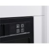 White and Black Freestanding Electric Fireplace Suite with Realistic Log Effect - Amberglo