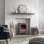 Grey Freestanding Electric Log Burner - AmberGlo