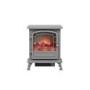 Grey Freestanding Electric Log Burner - AmberGlo