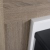 Oak Effect Freestanding Fireplace Suite with Electric Log Burner  - Amberglo
