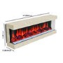 Oak 51inch Inset Electric Fireplace - AmberGlo