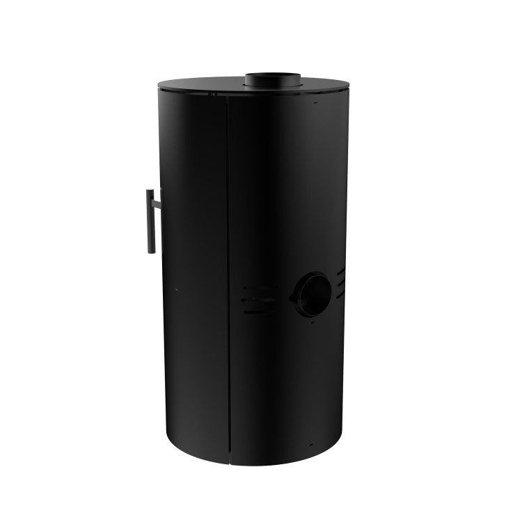 Black Cast Iron Multi Fuel Stove 5kW - AmberGlo