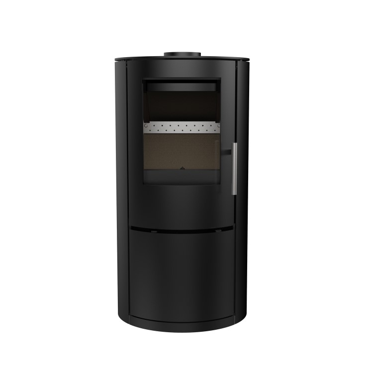 Black Cast Iron Multi Fuel Stove 5kW - AmberGlo