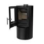 Black Cast Iron Multi Fuel Stove 5kW - AmberGlo