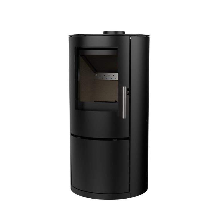 Black Cast Iron Multi Fuel Stove 5kW - AmberGlo