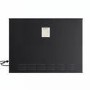Premium Black 3-Sided Inset Electric Media Wall Fire Place with LCD Flame - 31 Inch - AmberGlo