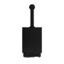 Large Electric Log Burner-Style Stove with Decorative Flue in Black - AmberGlo