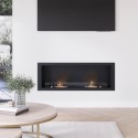AGL090 50 Inch Inset Bioethanol Fireplace - AmberGlo
