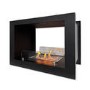 AmberGlo 27 inch Double-Sided Built in Bioethanol fireplace