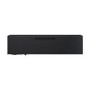 Black 3-Sided Inset Electric Media Wall Smart Fire Place - 80 Inch - AmberGlo