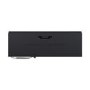 Black Slimline Inset Electric Media Wall Smart Fire Place - 50 Inch - AmberGlo