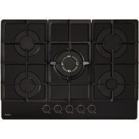 Amica 70cm 5 Burner Gas Hob - Black Amica 70cm 5 Burner Gas Hob - Black