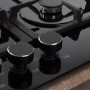 Amica 70cm 5 Burner Gas Hob - Black