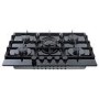 Amica 70cm 5 Burner Gas Hob - Black
